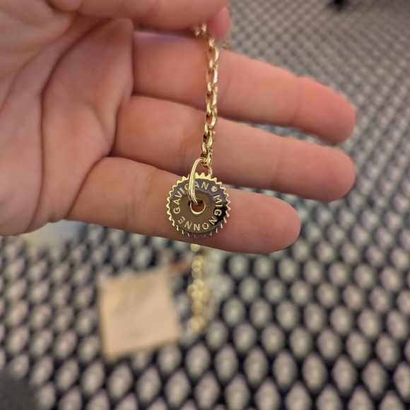 Mignonne Gavigan Gold and Pearl Double Chain Necklace - Picture 2 of 3